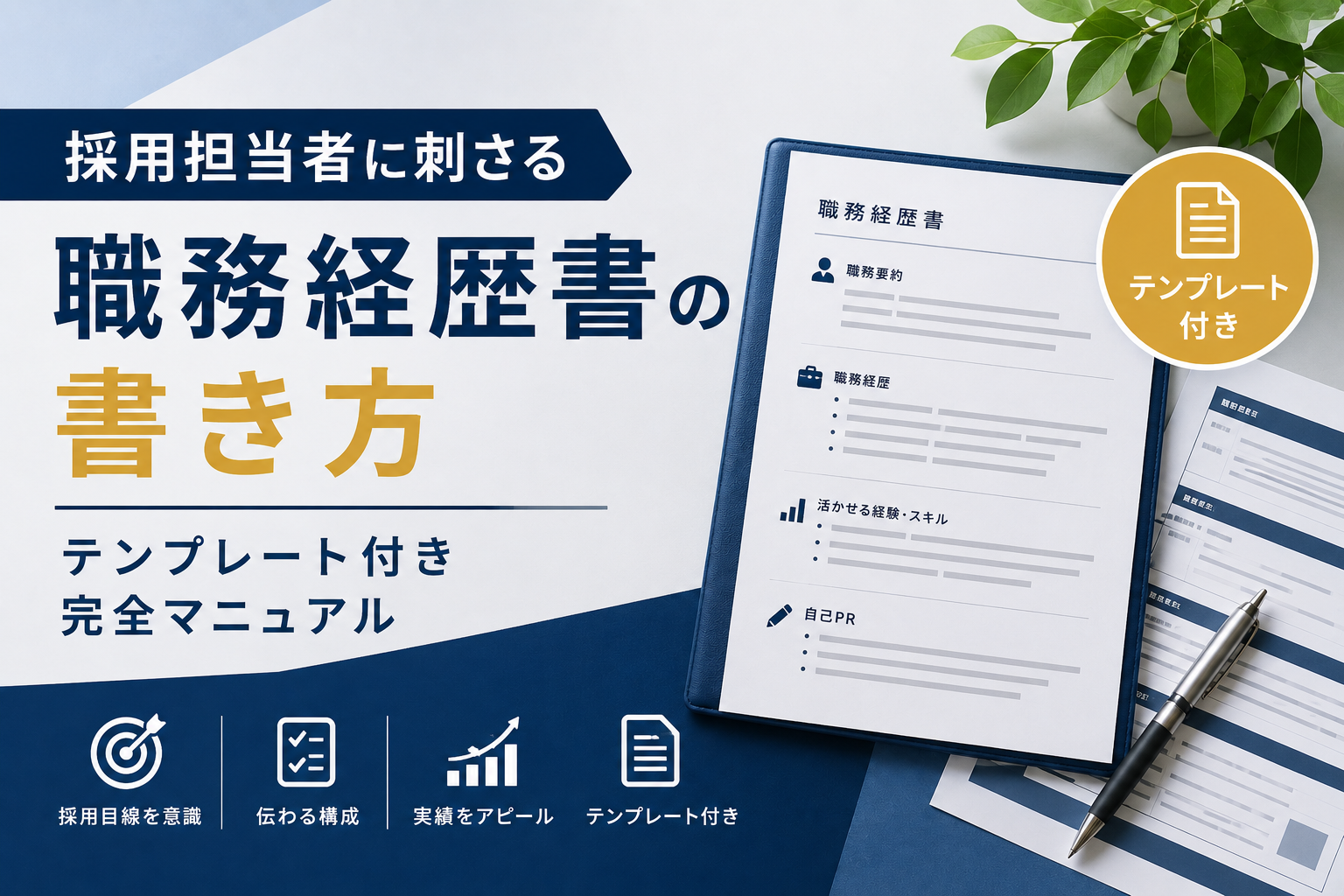 採用担当者に刺さる職務経歴書の書き方｜テンプレート付き完全マニュアル