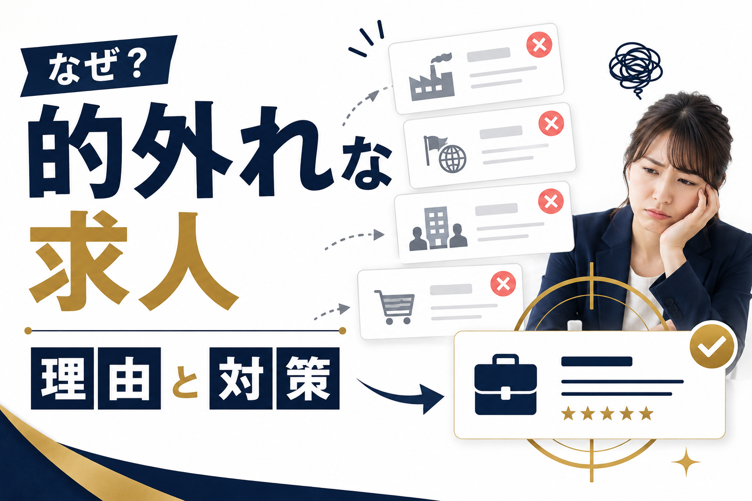 「興味のない求人ばかり送ってくる…」転職エージェントが的外れな求人を紹介する本当の理由と対策